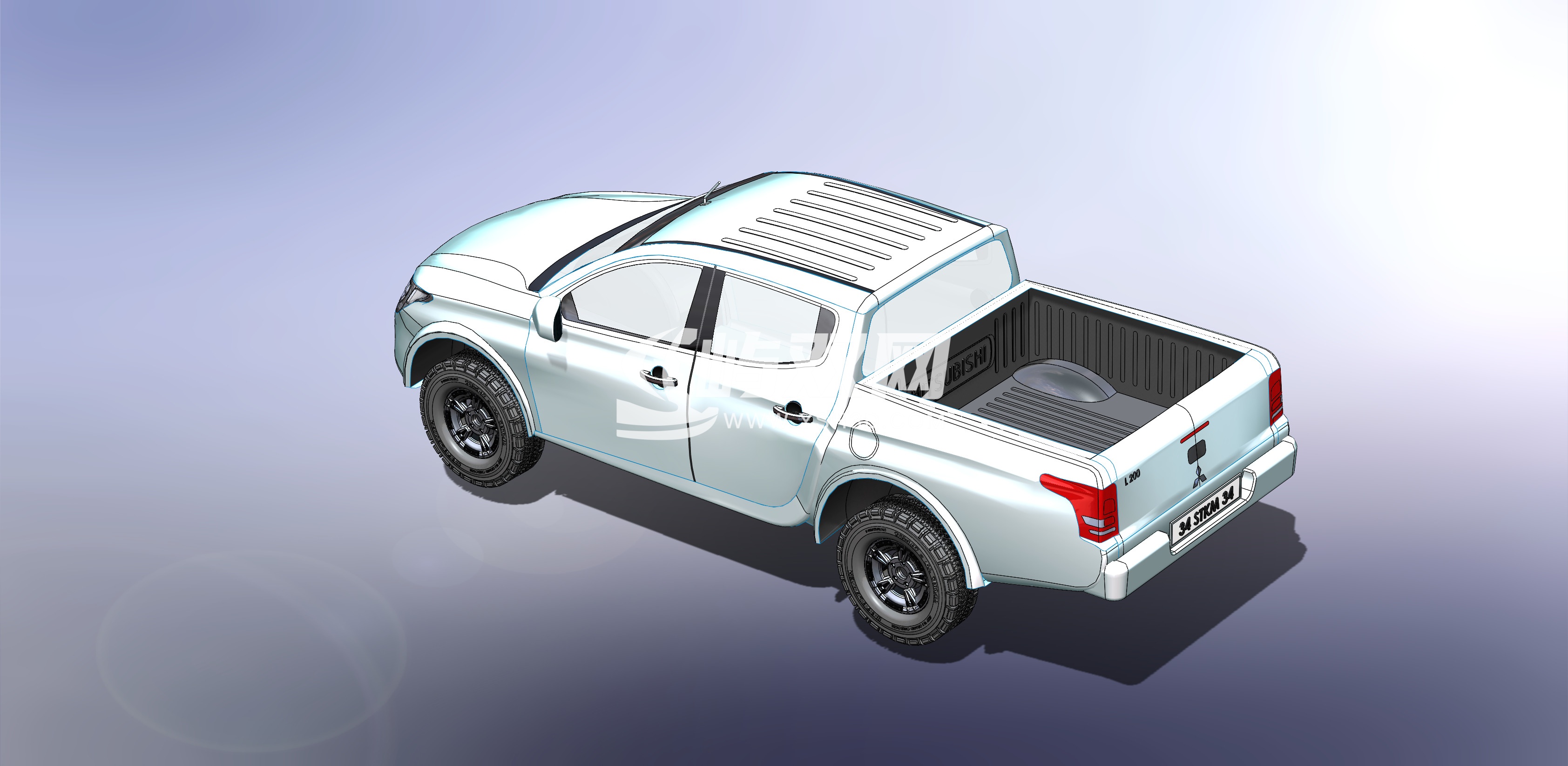 三菱L200型皮卡车